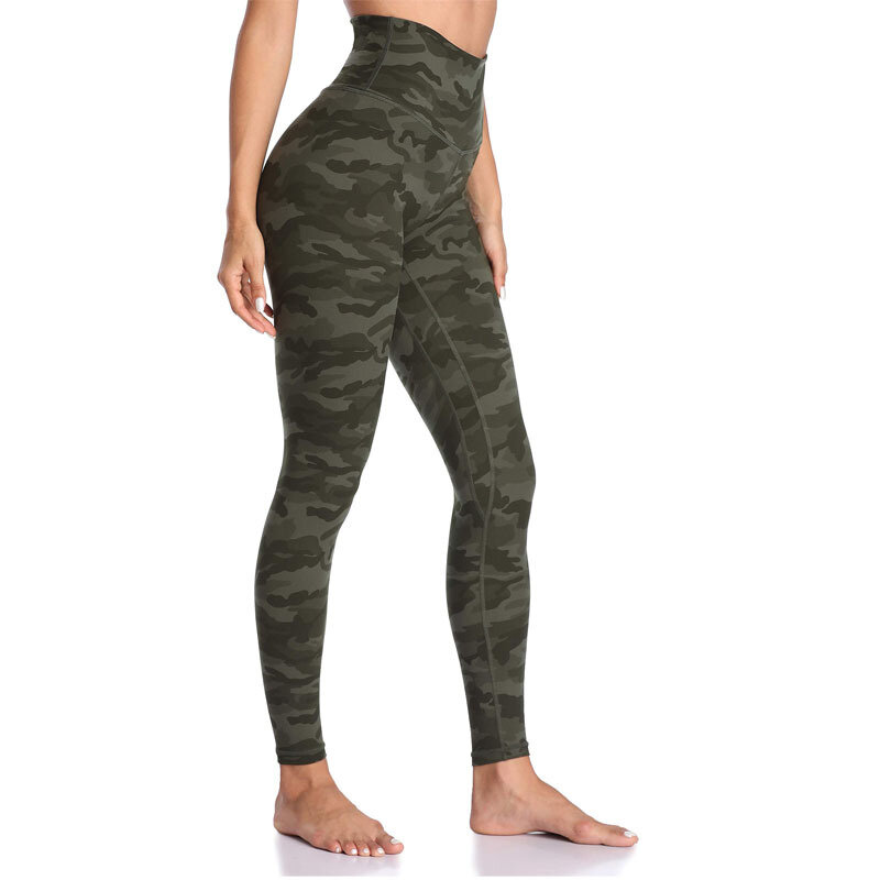 Leggings a figura intera da donna Fitness 7 colori pantaloni da corsa 3D Impressos Sem Costura pantaloni da Yoga leopardati comodi e adatti