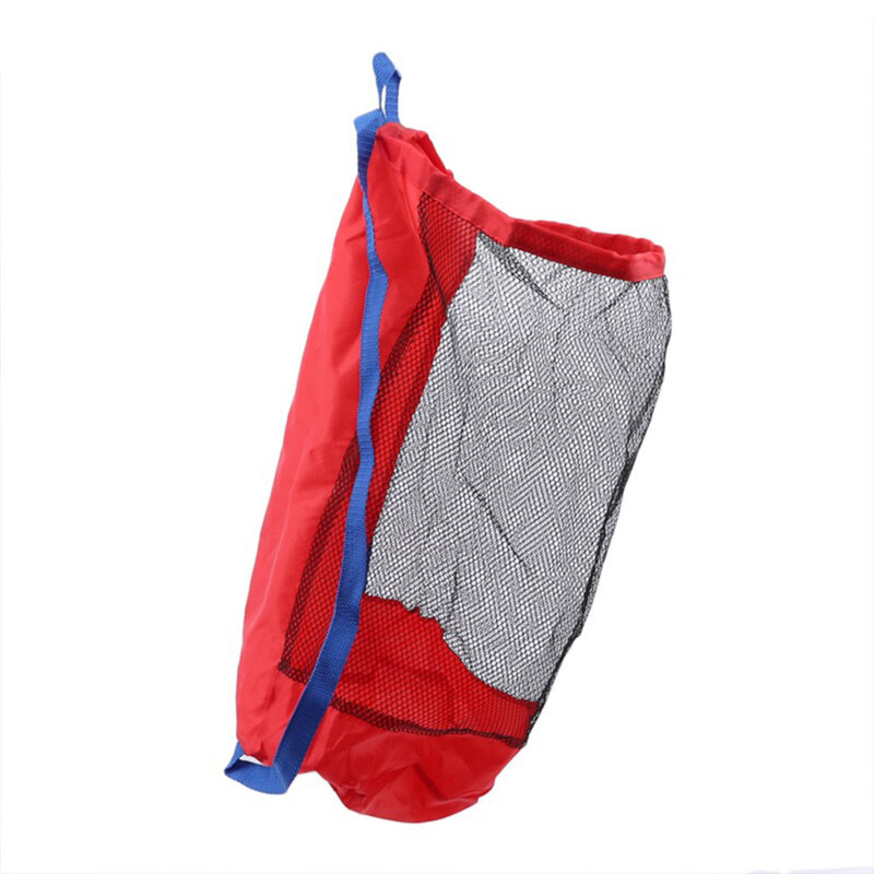 Borsa da spiaggia portatile borsa a rete pieghevole per bambini borsa da spiaggia per cestini per giocattoli borsa per bambini borsa per attrezzi da esterno