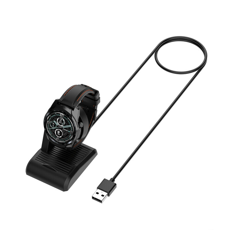 Accesorio de reloj inteligente para Ticwatch Pro 3 / Ticwatch Pro 3 LTE, con cargador rápido Pro, adaptador de corriente básico con cable de carga USB