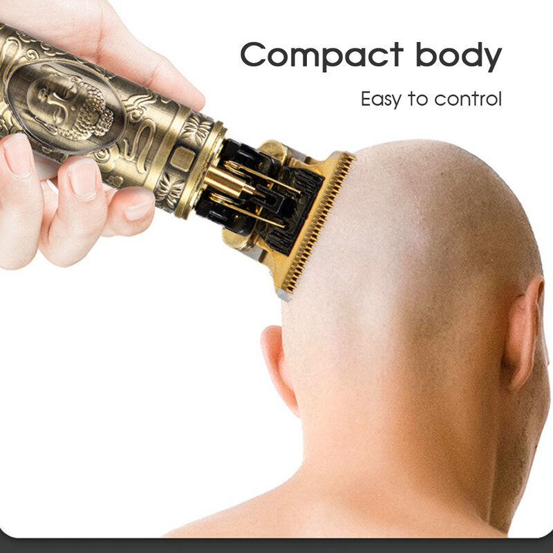 Электрический триммер для волос [Boi], профессиональный водонепроницаемый триммер для волос с USB-зарядкой