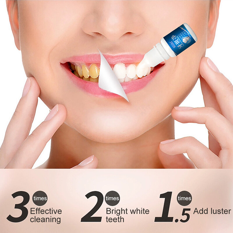 Bubuk Esensi Pemutih Gigi Pembersih Kebersihan Mulut Memutihkan Gigi Menghilangkan Noda Plak Napas Segar Kebersihan Mulut Alat Gigi