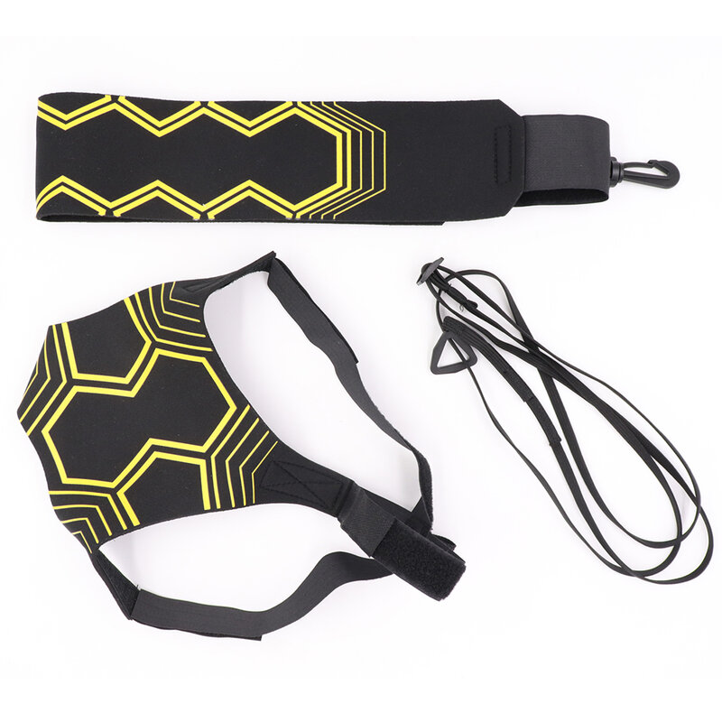 Free shipping Football Kick Solo Trainer Belt Adjustable Swing bandage Control Soccer Training Aid Equipment Waist Belts