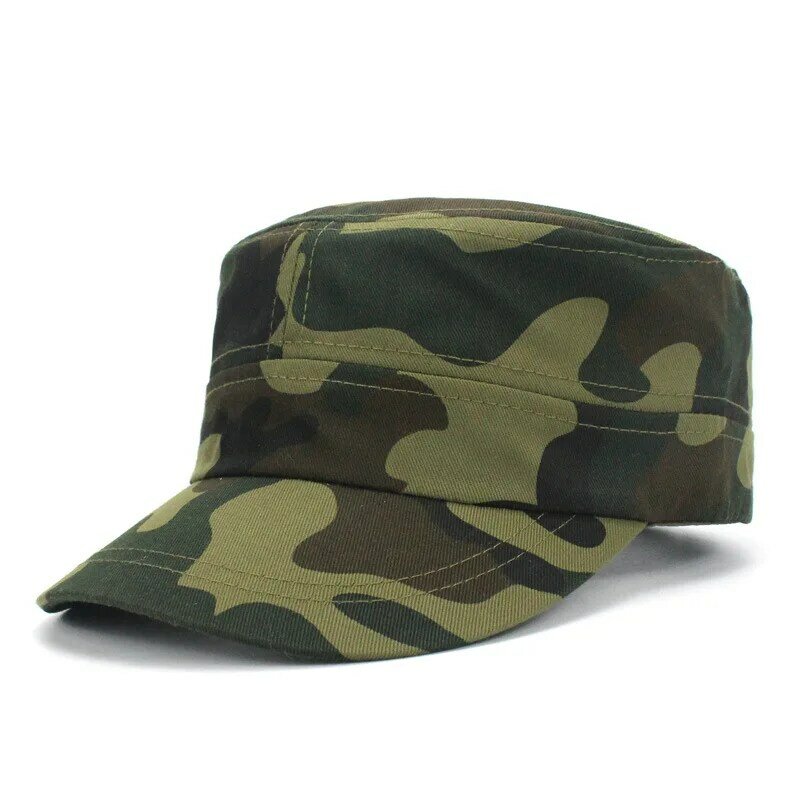 Outdoor Mannen Jacht Cap Snapback Streep Caps Pet Camouflage Hat Military Army Tactical Piekte Sport Camping Wandelen Zonnehoed