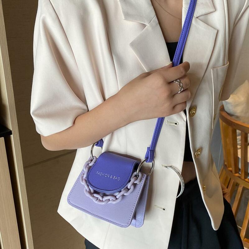 Tote ผู้หญิง Super Mini PU กระเป๋าหนังกระเป๋าผู้หญิง2021ใหม่สี Block Crossbody กระเป๋าเดินทางหญิงกระเป๋าถือ