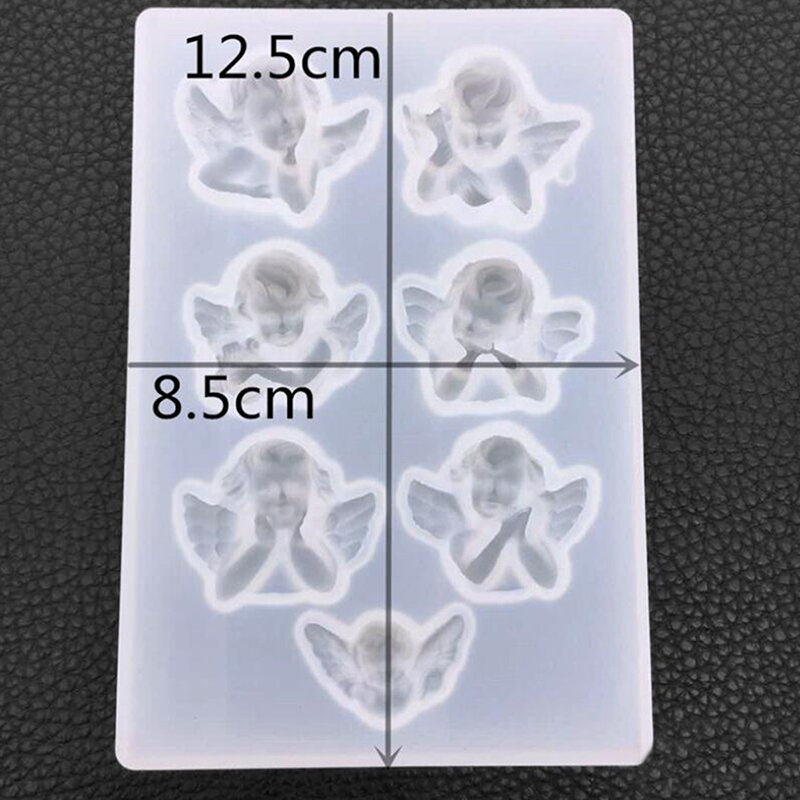 Little Angel Silicone Resin Mold DIY Clay UV Epoxy Jewelry Making Decor Craft