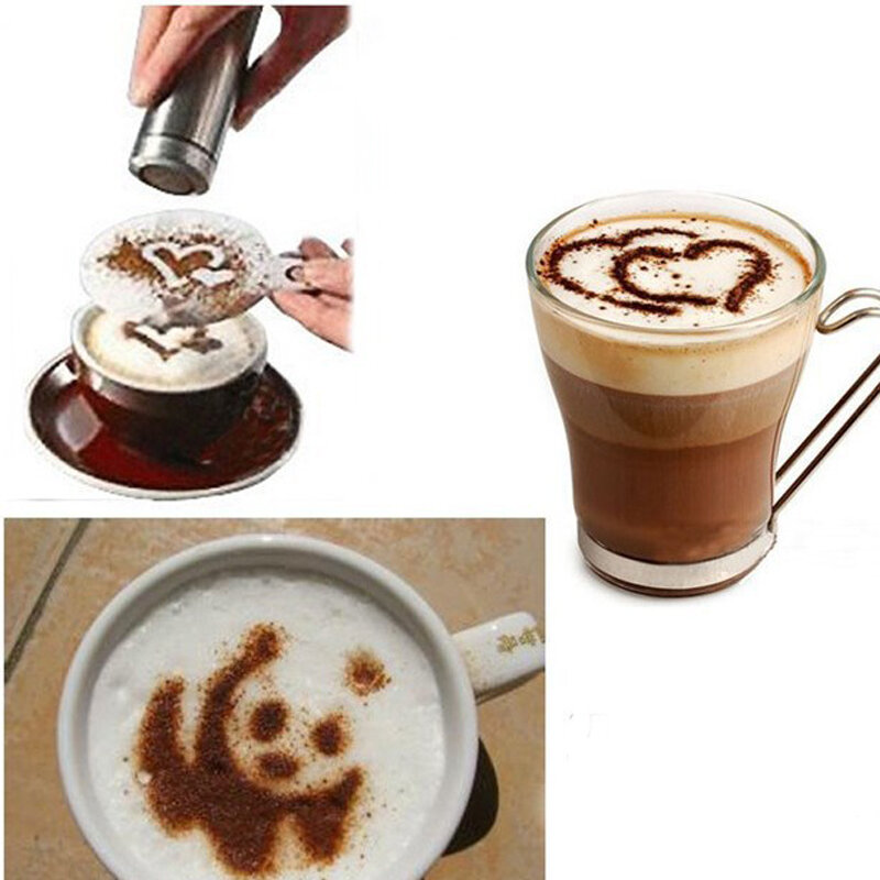 Zestaw narzędzi do pakowania narzędzi Latte Art wymień zamienny szablon pianki do kawy