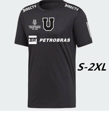 20-21 Camiseta de U de Chile homenaje al Tanque Campos Universidad de Chile tercera jerseys negro personalizar Montillo