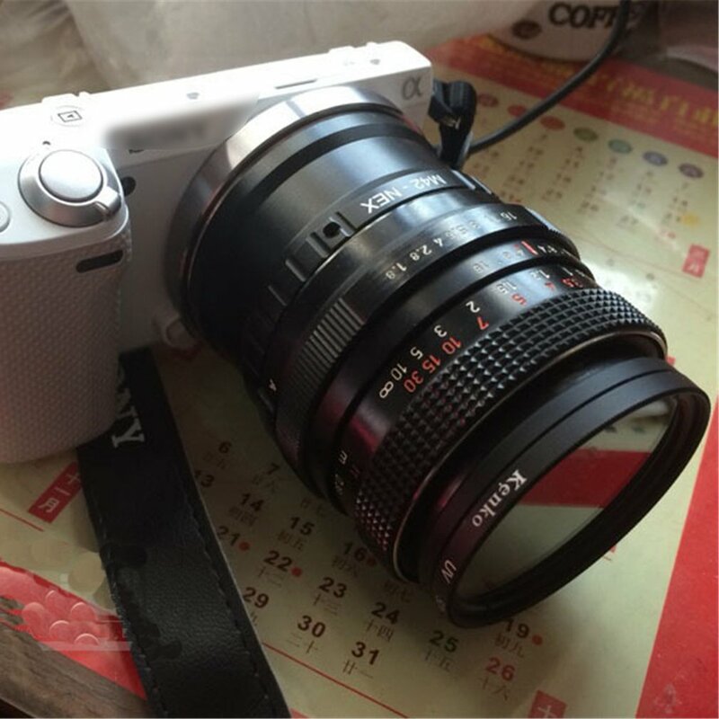 Peralatan Fotografi M42 untuk E-Gunung Nex Adaptor Sekrup Kamera Lensa Converter untuk Sony Nex7 Nex5 Nex6 NEX-3 NEX-VG10 Body Kamera