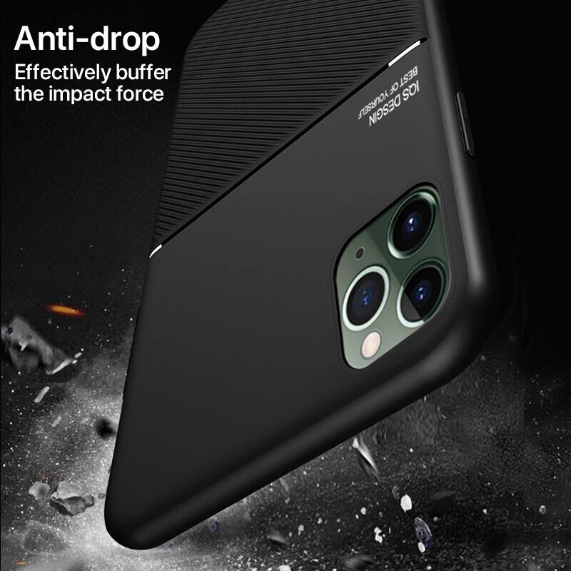 Magneet Business Case Voor Iphone 12 11 Pro Max Se 2020 X Xr Xs 8 7 6 S Plus Lederen schokbestendig Luxe Mode Slanke Cover Bescherm