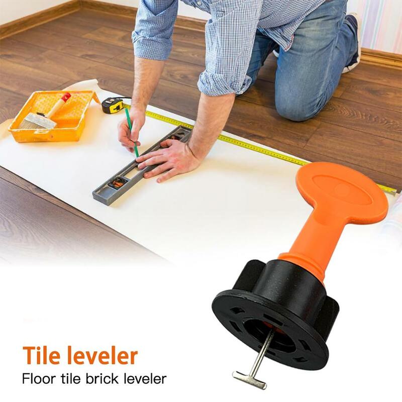 50Pcs Alignment Tile Leveling Wedges Tile Spacers System Flat Ceramic Leveler for Floor Wall Construction Tools Locator