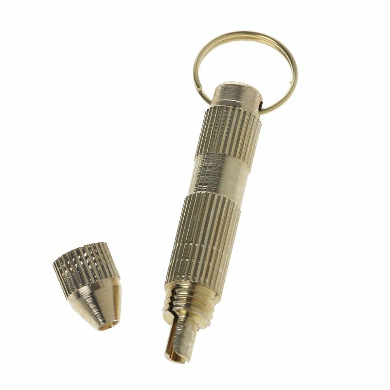 2020 neue 4 in1 Mini Tragbare Goldene Opener Schraubendreher Ohr Pick Ohr Reiniger Keychain Kit
