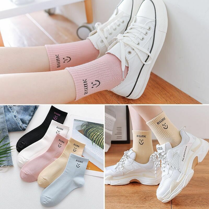 28 Style 10 Piece=5 Pairs/lot Cute Harajuku Animal Socks Women Kawaii Korean Cat Bear Rabbit Funny Low Cut Ankle Sock Happy Sox