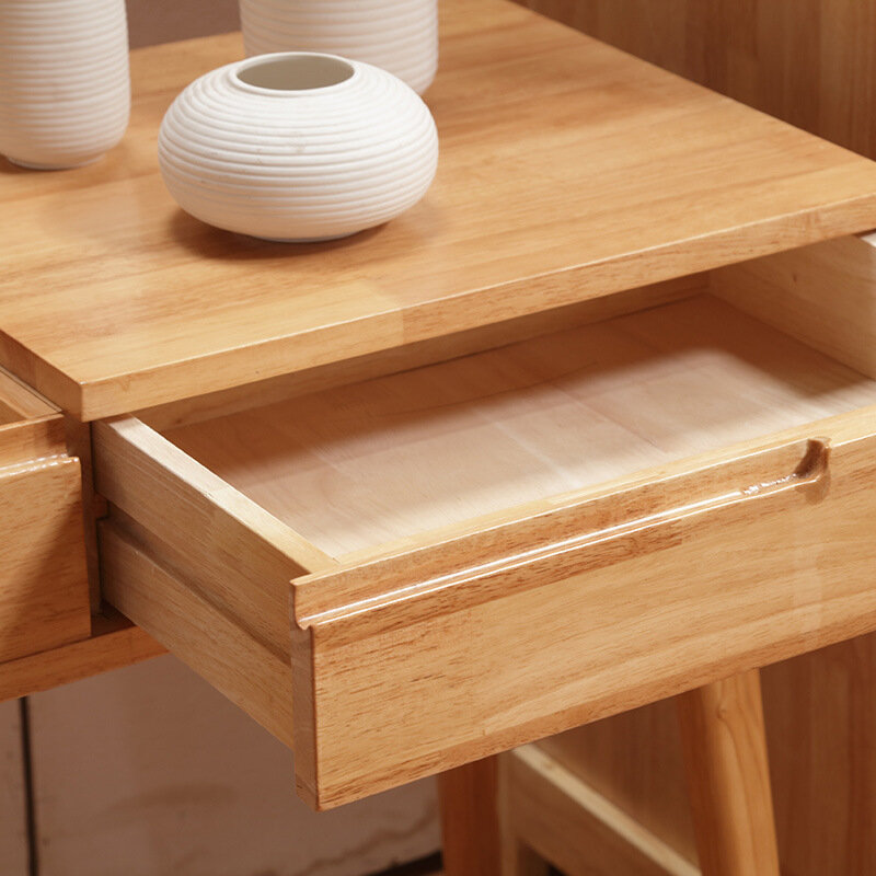 Tocador nórdico de madera maciza para dormitorio, mueble japonés, sencillo, conjunto de apartamento pequeño, tocador clásico