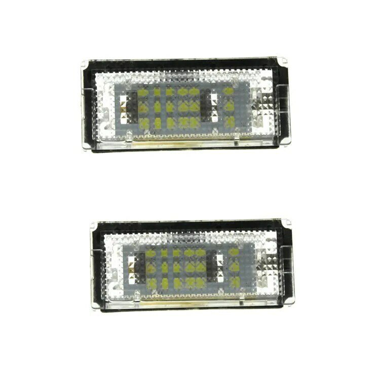 2 pces apropriados para bmw placa de licença e46 2d 98-03 m3 conduziu a lâmpada da placa de licença