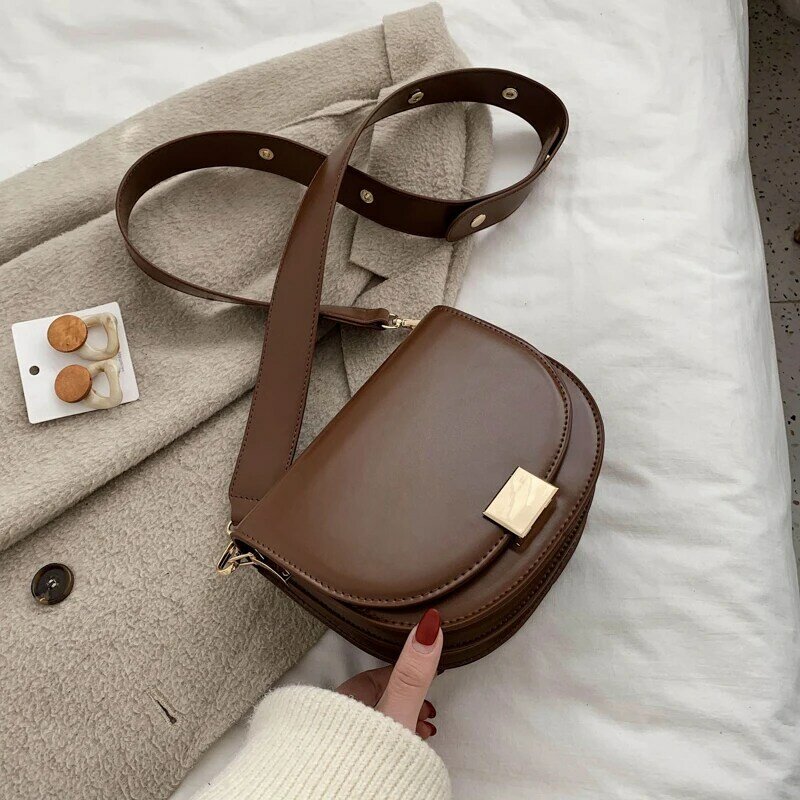 2021 nowych kobiet torby mody dorywczo torba na ramię pani półkole portfel luksusowy projektant mały kwadrat torebka Bolsos