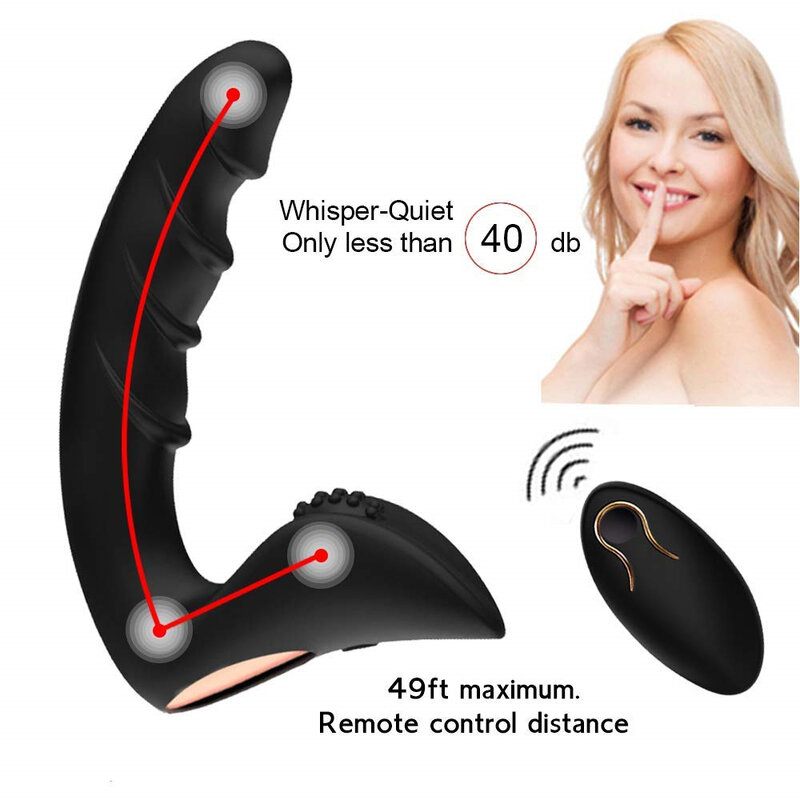 Vibrator untuk Pria Anal Vibrator Prostat Pijat Anal Plug Butt Plug Erotis Remote Vibrator Klitoris Stimulator Mainan untuk Orang Dewasa