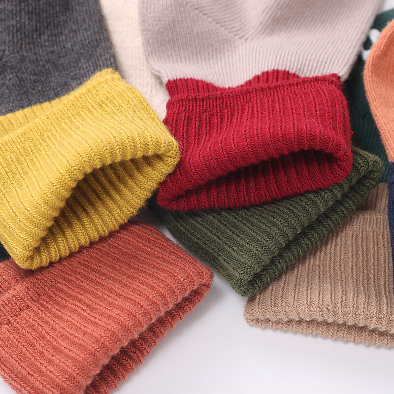 Calcetines antideslizantes para bebé, medias de lana de Coral para otoño e invierno, calcetines cálidos para niño y niña, accesorios de ropa infantil gruesos