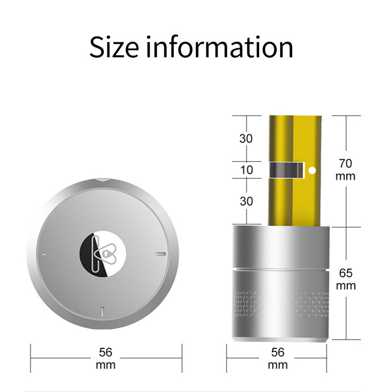 Sidik Jari Kunci Pintu Wifi/Bluetooth/Key Pad/Biometrik Smart Lock untuk Kantor/Hotel/Apartemen deadbolt