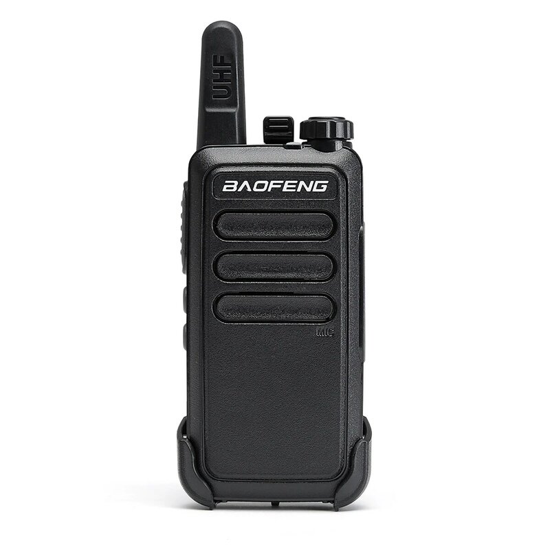 Baofeng-Mini walkie-talkie BF-C9, estación de Radio bidireccional recargable VOX con carga USB, práctico, 2 piezas