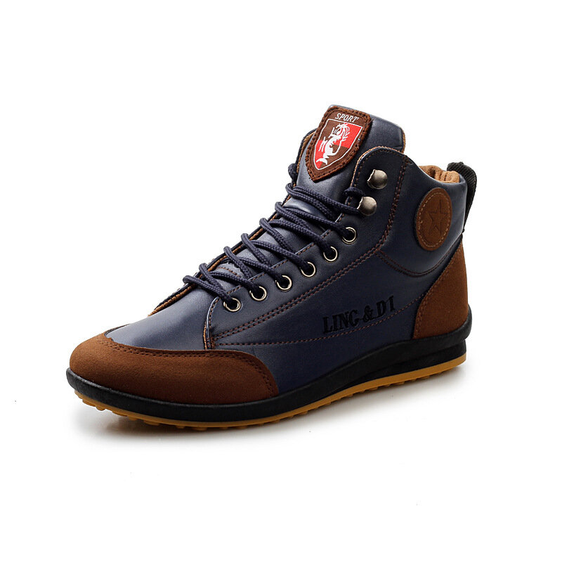 Oxford sapatos masculinos moda casual estilo britânico outono inverno ao ar livre de couro rendas até calçados navio da gota xx9816sa