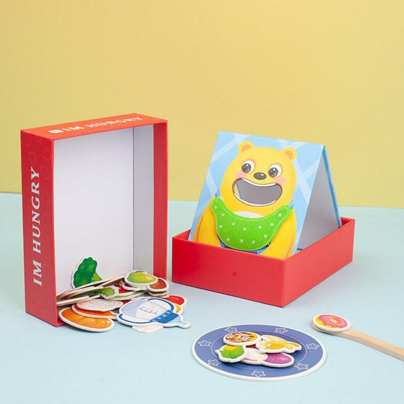 1Set Play House Toy educativo pregevole fattura giocattolo di addestramento per l'alimentazione del bambino per lo sviluppo precoce giocattolo di simulazione giocattolo per bambini