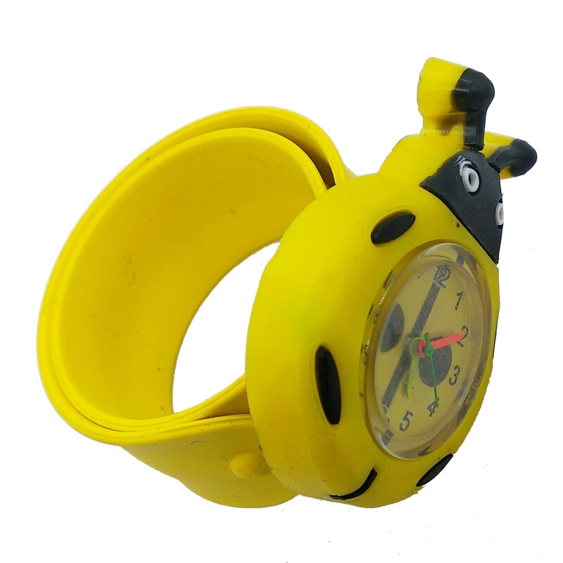 3D Bee Ladybug เด็กนาฬิกาเด็กกีฬานาฬิกาข้อมือควอตซ์นาฬิกาเด็กผู้หญิงเด็กของขวัญนาฬิกาเด็กดิจิตอ...