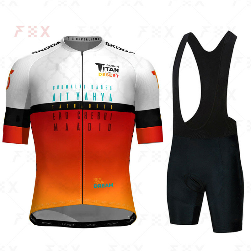 Conjunto camisa de bicicleta 2021 pro equipe gobikful ciclismo roupas verão manga curta ciclismo terno dos homens superior e inferior bib shorts kit mtb