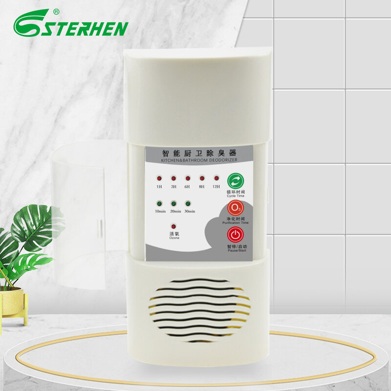 Deodorante per purificatore d'aria 110V 220V del generatore dell'ozono fissato al muro dello sterilizzatore dell'ozono del purificatore del filtro dell'aria della casa di STERHEN