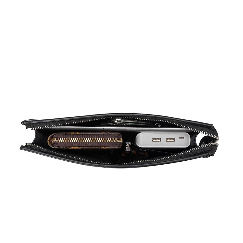 Zipper Handtaschen männer und frauen Luxus Design Große Kapazität Kupplung Tasche Casual Umschlag Tasche Business Tasche für Männliche und Weibliche