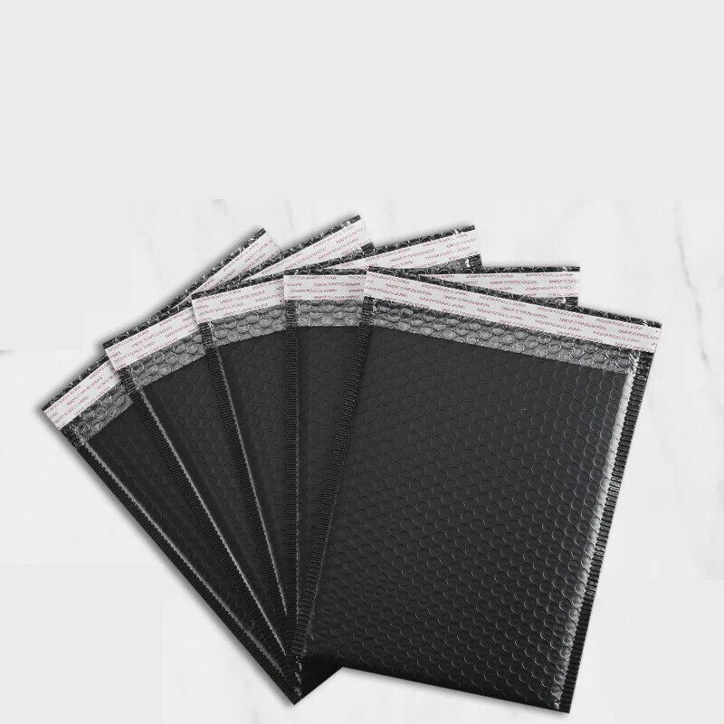 50Pcs Black Poly Bubble Mailer  Bubble Mailers Padded Envelopes for Gift Packaging Lined Poly Mailer Self Seal Various sizes