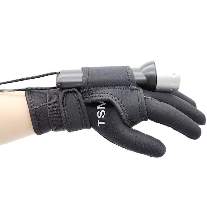 2021 Nylon Scuba Diving Flashlight Gloves Underwater Photography Equipment For Hunting Water Sports 4 Models Diving Flashlight