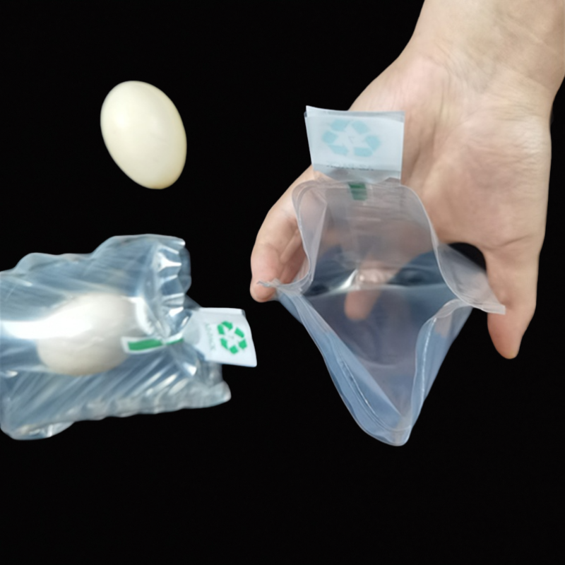 Pacchetto trasporto uova borsa protettiva gonfiabile antiurto e resistenza alla pressione 15x15CM