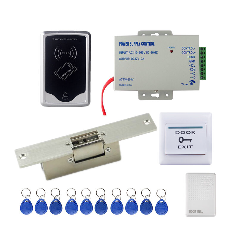 Controlador de acceso de tarjeta deslizante para 1000 usuarios sin teclado, Control de acceso RFID Simple, acceso de tarjeta de proximidad, acceso independiente