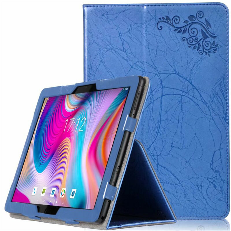 Skórzane etui do tabletu Teclast P20HD obudowa Funda stojak na obudowę uchwyt na kolorowe drukuj uchwyt na rękę dla Teclast P20HD 10.1 Cal Tablet
