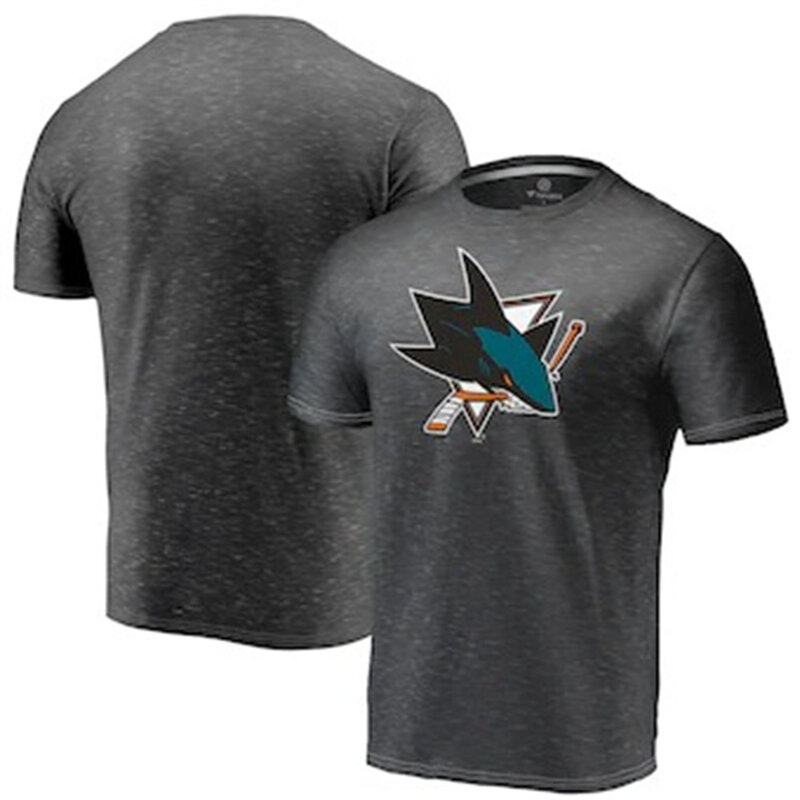 Camicia da squalo sport di squadra camicia da uomo oversize estiva da uomo San mec shark stampa 3D nuova T-shirt serie hockey su ghiaccio 2021 hockey su ghiaccio