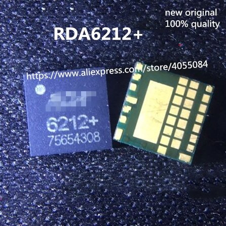 3 шт., RDA6212, RDA6212 +, RDA6212, 6212 +, совершенно новый и оригинальный чип IC