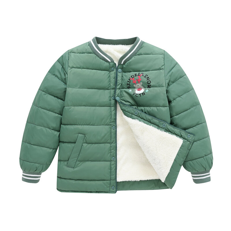 Boys and Girls Universal Children's Autumn and Winter Fluffy Coat Thick Waterproof Warm High-quality Fashion Cotton Jackets