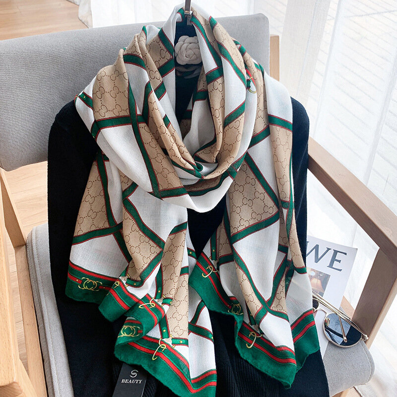 2020 nova marca de luxo designer cachecol feminino alta qualidade foulard bandana longo lrage xales wrpas inverno quente cachecóis pashmina