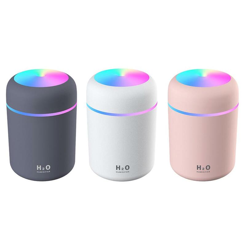Humidificateur d'air portable USB à huiles essentielles avec ultrasons,diffuseur de brume froide, purificateur aromathérapie de 300 ml,