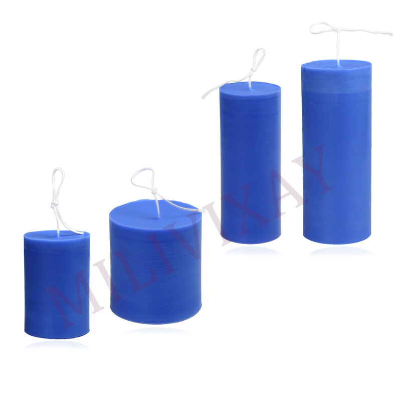 MILIVIXAY 4Pc DIY Cylinder formy świec świeca DIY dokonywanie formy Bougie formy plastikowe formy świec akcesoria rzemieślnicze