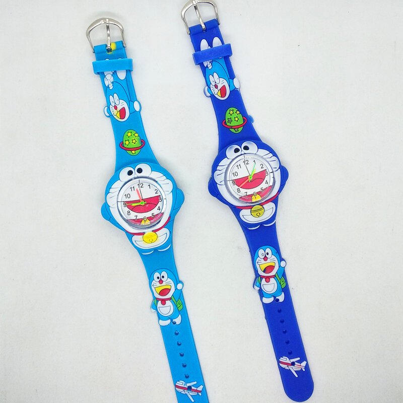 5 Cartoon Style Boys Children Watches Super hero Soft Strap Quartz Kids Watch Birthday Gift Clock Use for Baby 2-8 Years Old