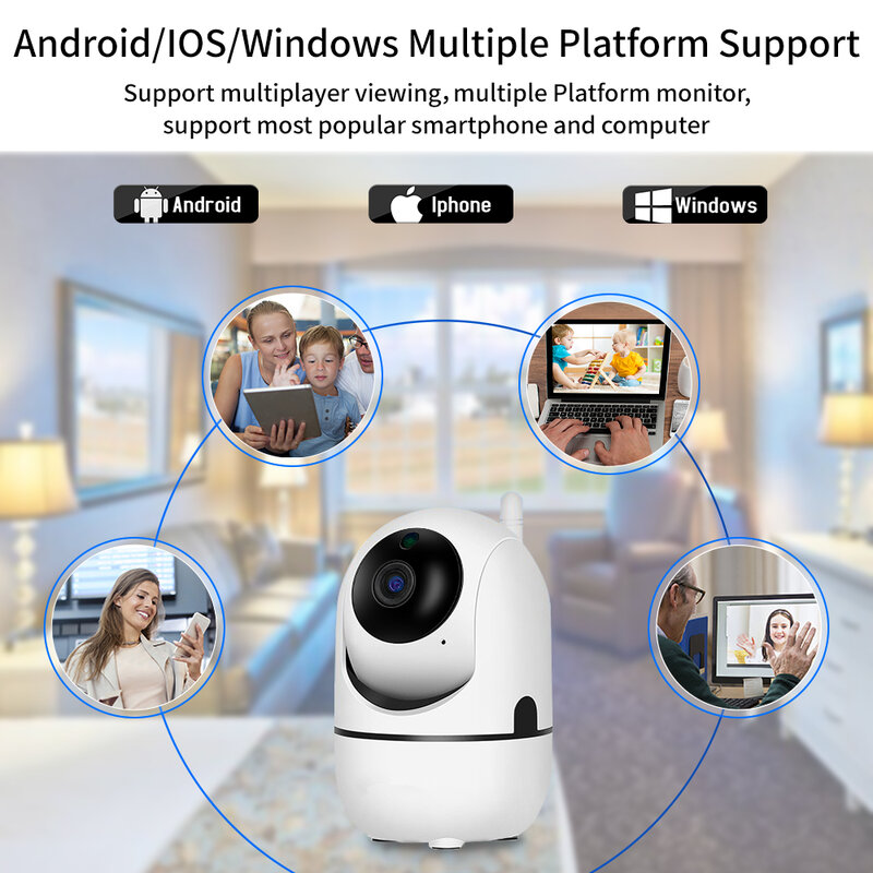 720P Baby Monitor Smart Home Cry Alarm Mini Überwachungs Kamera mit Wifi Sicherheit Video Überwachung Ip-kamera Pet 360 ycc365