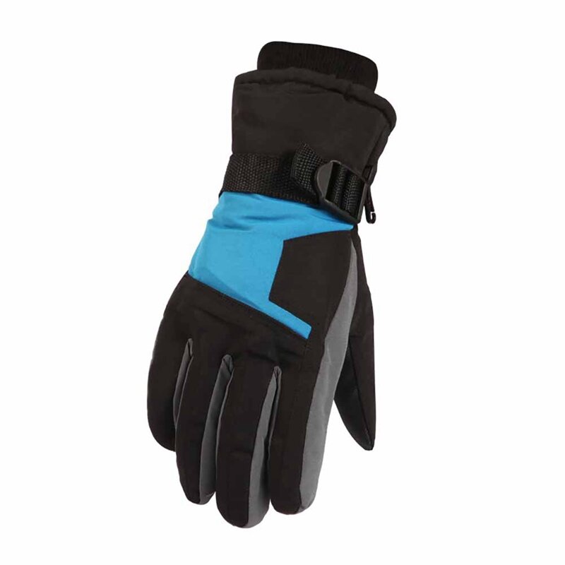 Skiing Gloves Men Full Finger Thick Water Resistant Thermal Handwear Outdoor Winter Motorcycle Cycling Sportswear Accessories