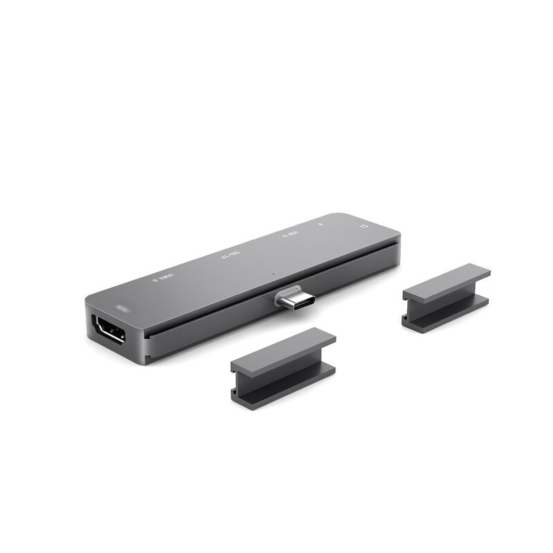 Concentrador de red USB C a HDMI 4K, adaptador compatible con USB-C, PD, USB3.0, Conector de 3,5mm, puerto USB tipo C, para iPad Pro, Macbook Pro/Air