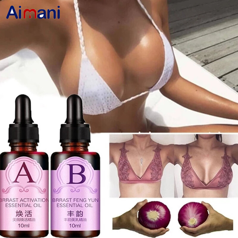 Aceite para aumento de pecho, masajeador Sexy, aceites esenciales para el cuidado corporal, aumento de elasticidad, crema de pecho para mujeres, 20ml