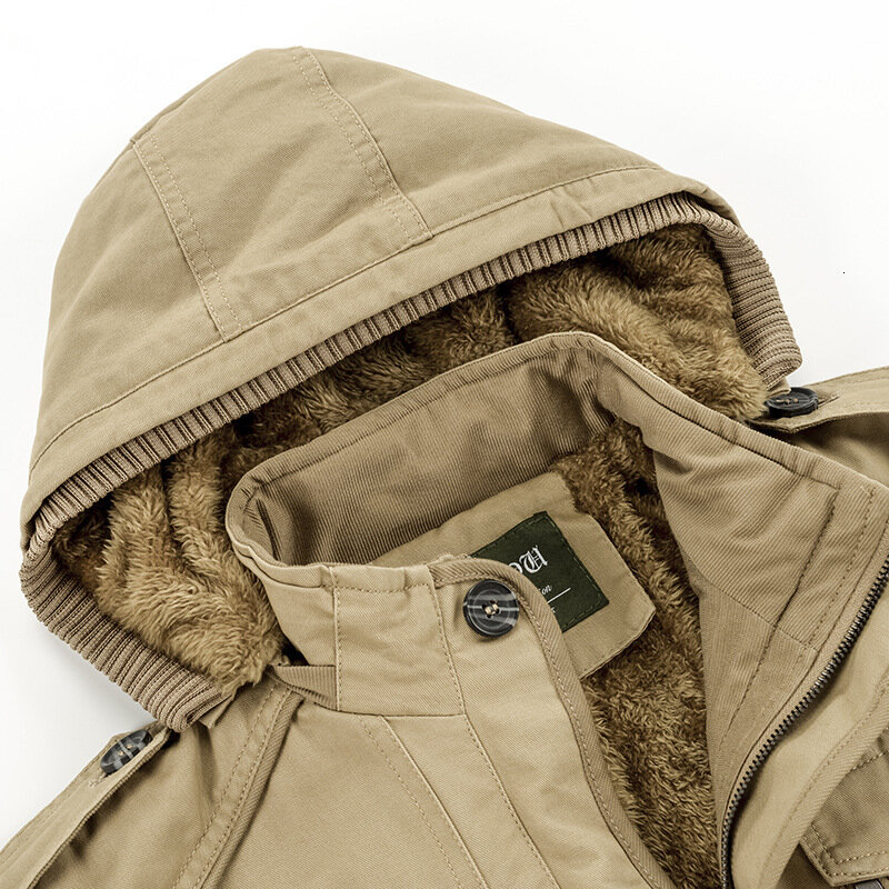 Winter Men's Windbreaker Jacket Will Code Increase Down Long Fund Windbreaker Pure Cotton Increase Down Man Loose Coat