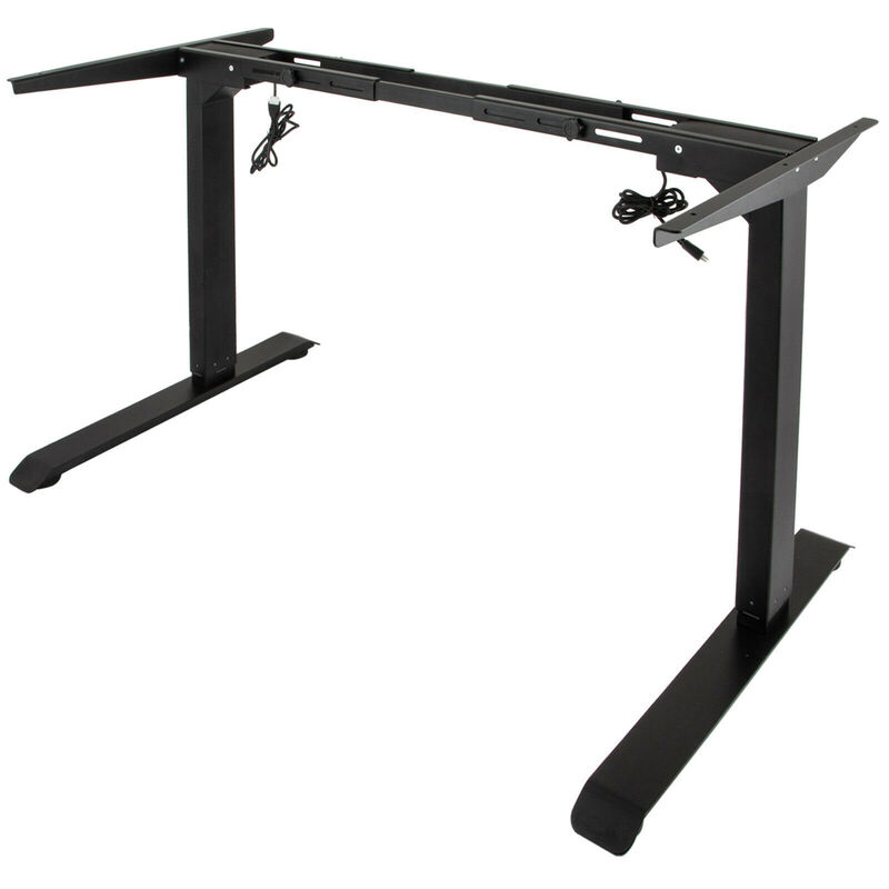 Electric Stand Up Desk  Lifting Desk Frame Height Adjustable Standing Desk Ergonomic Dual Motor and Memory Control Home Office