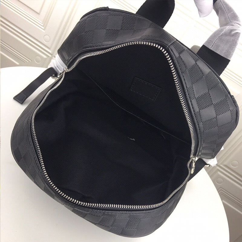 حقيبة ظهر جلدية جديدة موديل 2021 للجنسين ذات لون نقي بتصميم مميز حقيبة ظهر كبيرة فاخرة أصلية من ماركة جوكر