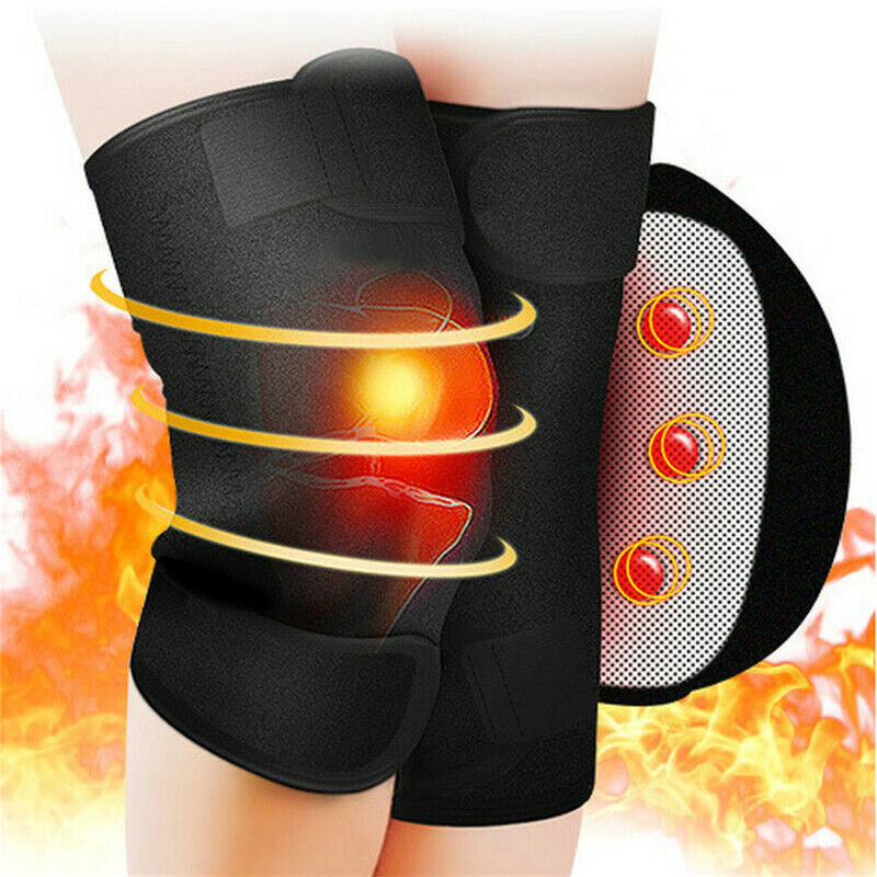 Самонагревающийся Магнитный бандаж на колено, поддерживающий пояс, регулируемый ремешок для защиты суставов от артрита