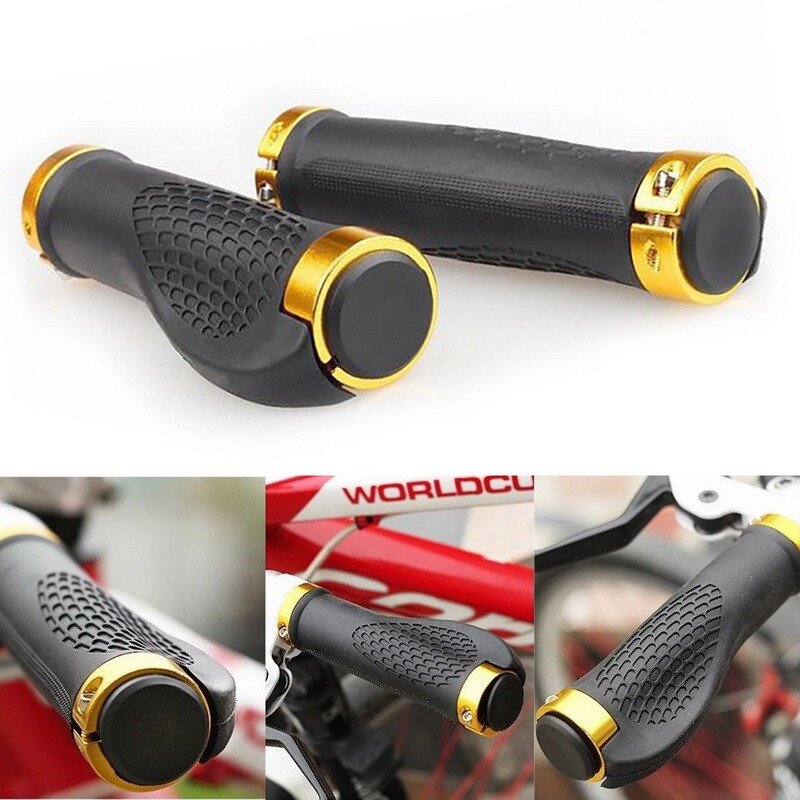 2~2.5cm MTB Road Cycling Skid-Proof Grips Anti-Skid Rubber Bicycle Grips Mountain Bike Lock On Bicycle Handlebars Grips